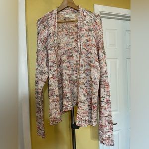Loft Multicolor Knit Cardigan